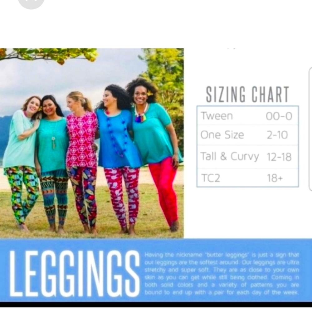 5 Pk Lularoe Leggings